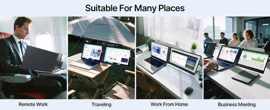 Say Goodbye to a Cramped Screen! This Ultra-Thin Portable Monitor Doubles Your Productivity On the Go!