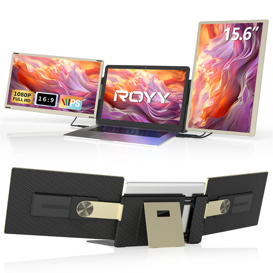 ROYY 15.6" Laptop Screen Extender Triple Monitor