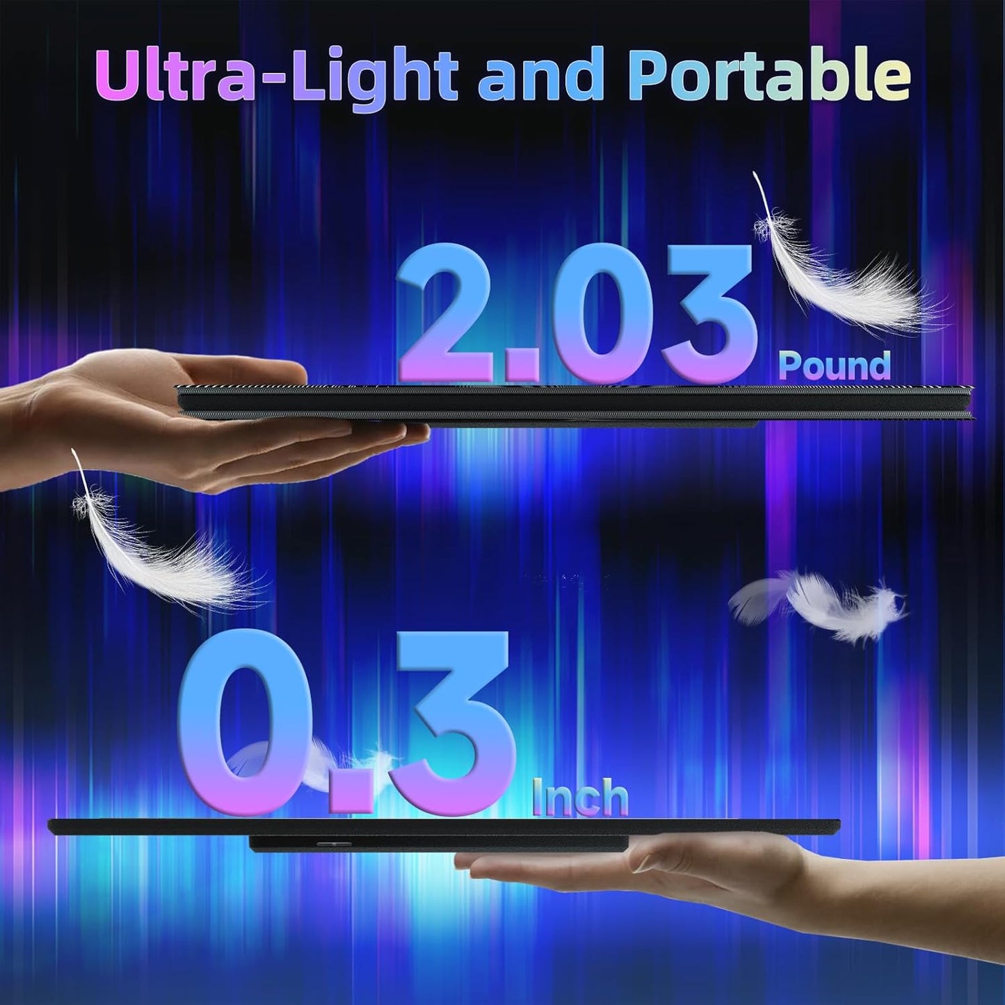 ROYY 15.6'' Portable Monitor Screen Extender