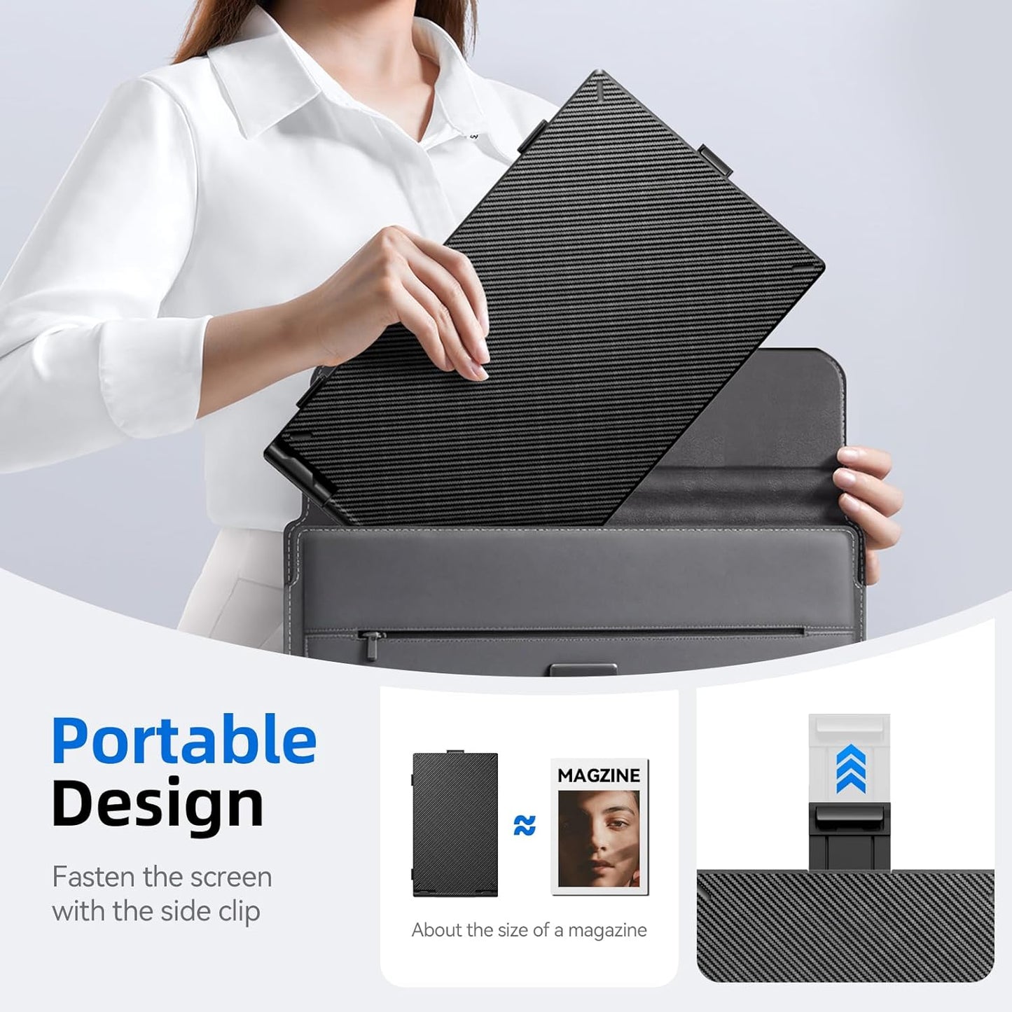 ROYY A5 Laptop Monitor Extender, 14" Portable Laptop Screen